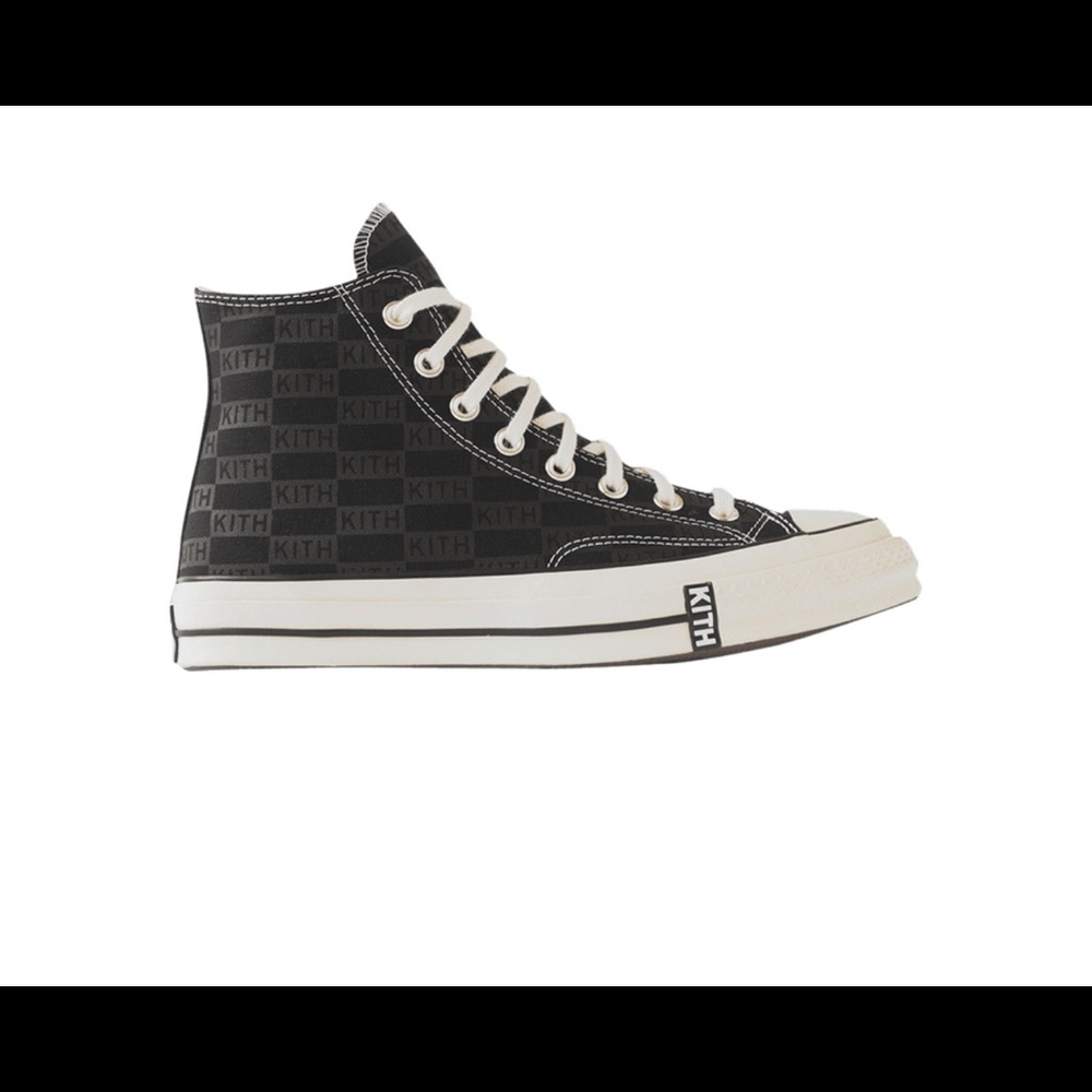 KITH X CONVERSE CHUCK 70 HIGH  BLACK MONOGRAM